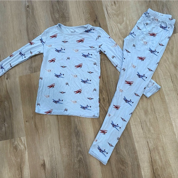 Kyte BABY Other - Kyte Baby vintage planes bamboo pj set
